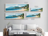 Lucice Beach, Montenegro Panoramic Print, Vacation Gift, Montenegro Wall Art, Vacation Wall Art, Vacatation Memories, Beach Decor, Beach Or Lakehouse Art