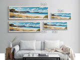 Lucky Bay, Australia Panoramic Print, Vacation Gift, Australia Wall Art, Beach Painting, Beach Decor, Beach Or Lakehouse Art