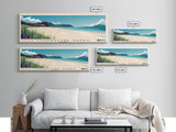 Luskentyre Sands, Scotland Panoramic Print, Vacation Gift, Scotland Wall Art, Beach Painting, Beach Decor, Large Wall Art, Wood Frame Art