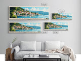 Mala Kolombarica, Croatia Panoramic Beach Print, Vacation Gift, Croatia Wall Art, Beach Painting, Beach Decor, Beach Painting