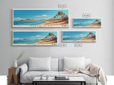 Marsa Alam, Egypt Panoramic Print, Vacation Gift, Egypt Wall Art, Beach Painting, Beach Decor, Beach Or Lakehouse Art