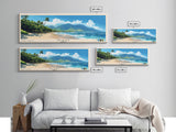 Maui, Hawaii Panoramic Print, Vacation Gift, Hawaii Wall Art, Beach Painting, Beach Decor, Beach Or Lakehouse Art