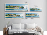 Molene Island, France Panoramic Print, Vacation Gift, France Wall Art, Beach Painting, Beach Decor, Beach Or Lakehouse Art