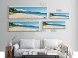 Natadola Beach, Fiji Panoramic Print, Vacation Gift, Fiji Wall Art, Beach Painting, Beach Decor, Beach Or Lakehouse Art