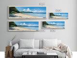 Nosara Beach, Costa Rica Panoramic Print, Vacation Gift, Costa Rica Wall Art, Beach Painting, Beach Decor, Beach Or Lakehouse Art