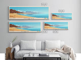 Nuweiba, Egypt Panoramic Print, Vacation Gift, Egypt Wall Art, Beach Painting, Beach Decor, Large Wall Art, Wood Frame Art