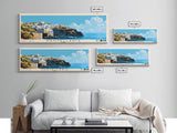 Pantelleria, Italy Panoramic Beach Print, Vacation Gift, Italy Wall Art, Beach Painting, Beach Decor, Beach Painting