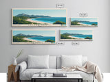 Patara Beach, Turkey Panoramic Print, Vacation Gift, Turkey Wall Art, Beach Painting, Beach Decor, Beach Or Lakehouse Art