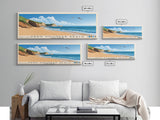 Pedn Vounder Beach, United Kingdom Panoramic Beach Print, Vacation Gift, United Kingdom Wall Art, Beach Painting, Beach Decor, Beach Painting