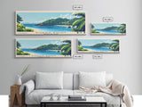 Pigeon Point, Trinidad and Tobago Panoramic Print, Vacation Gift, Trinidad and Tobago Wall Art, Vacation Wall Art, Vacatation Memories, Beach Decor, Beach Or Lakehouse Art