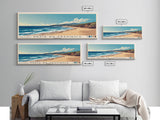 Praia da Franquia, Portugal Panoramic Print, Vacation Gift, Portugal Wall Art, Beach Painting, Beach Decor, Beach Or Lakehouse Art