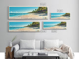 Punta Cana, Dominican Republic Panoramic Print, Vacation Gift, Dominican Republic Wall Art, Vacation Wall Art, Vacatation Memories, Beach Decor, Beach Or Lakehouse Art