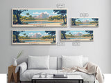 Ramena, Madagascar Panoramic Print, Vacation Gift, Madagascar Wall Art, Beach Painting, Beach Decor, Beach Or Lakehouse Art