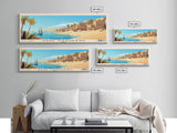 Sahl Hasheesh, Egypt Panoramic Beach Print, Vacation Gift, Egypt Wall Art, Beach Painting, Beach Decor, Beach Painting