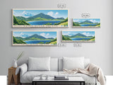 Saint Kitts Island, Federation of Saint Kitts and Nevis Panoramic Print, Vacation Gift, Federation of Saint Kitts and Nevis Wall Art, Vacation Wall Art, Vacatation Memories, Beach Decor, Beach Or Lakehouse Art