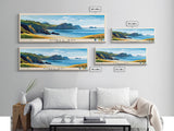 Shell Bay, United Kingdom Panoramic Beach Print, Vacation Gift, United Kingdom Wall Art, Beach Painting, Beach Decor, Beach Painting