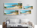 Sile Aqua Beach, Turkey Panoramic Print, Vacation Gift, Turkey Wall Art, Vacation Wall Art, Vacatation Memories, Beach Decor, Beach Or Lakehouse Art