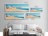 White Beach, Morocco Panoramic Print, Vacation Gift, Morocco Wall Art, Vacation Wall Art, Vacatation Memories, Beach Decor, Beach Or Lakehouse Art