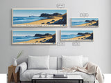 Álftanes Beach, Iceland Panoramic Print, Vacation Gift, Iceland Wall Art, Beach Painting, Beach Decor, Large Wall Art, Wood Frame Art