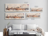 Penza Russia Wall Art, Panoramic Travel Poster, Panoramic Framed Canvas Print, City Wall Art, Wall Hanging Home Decor, Travel Art