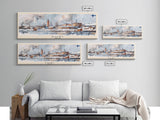 Pori Finland Travel Art, City Art, Framed Canvas Print or Metal Wall Art, Europe Travel Poster, Panoramic Wall Art, Extra Wide Wall Art