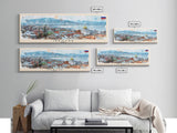 Irkutsk Russia Wall Art, Panoramic Travel Poster, Panoramic Framed Canvas Print, City Wall Art, Wall Hanging Home Decor, Travel Art