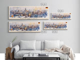 Khmelnytskyi Ukraine Travel Art, City Art, Framed Canvas Print or Metal Wall Art, Europe Travel Poster, Panoramic Wall Art, Extra Wide Wall Art