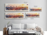 Kurgan Russia Travel Print Wall Art, Panoramic City Art, Travel Art, Wall Decor, Vacation Gift, Framed Canvas Print Or Metal Art