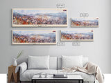 Loznica Serbia Wall Art, Panoramic Travel Poster, Panoramic Framed Canvas Print, City Wall Art, Wall Hanging Home Decor, Travel Art