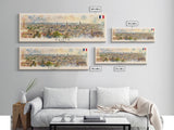 Reims France Travel Art, City Art, Framed Canvas Print or Metal Wall Art, Europe Travel Poster, Panoramic Wall Art, Extra Wide Wall Art