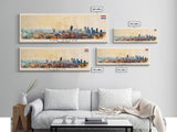 The Hague Netherlands Travel Print Wall Art, Panoramic City Art, Travel Art, Wall Decor, Vacation Gift, Framed Canvas Print Or Metal Art