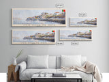 Vila Nova de Gaia Portugal Travel Print Wall Art, Panoramic City Art, Travel Art, Wall Decor, Vacation Gift, Framed Canvas Print Or Metal Art