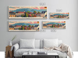 Karlovac Croatia Travel Art, City Art, Framed Canvas Print or Metal Wall Art, Europe Travel Poster, Panoramic Wall Art, Extra Wide Wall Art