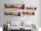 Kherson Ukraine Wall Art, Panoramic Travel Poster, Panoramic Framed Canvas Print, City Wall Art, Wall Hanging Home Decor, Travel Art