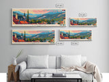 Loznica Serbia Wall Art, Panoramic Travel Poster, Panoramic Framed Canvas Print, City Wall Art, Wall Hanging Home Decor, Travel Art