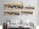 Mykolaiv Ukraine Wall Art, Panoramic Travel Poster, Panoramic Framed Canvas Print, City Wall Art, Wall Hanging Home Decor, Travel Art