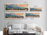 San Cristobal Dominican Republic Travel Art, City Art, Framed Canvas Print or Metal Wall Art, Europe Travel Poster, Panoramic Wall Art, Extra Wide Wall Art