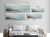 Walker Lake Nevada Panoramic Wall Art, Framed Canvas Print, Lake House Decor, Travel Poster, Serene Landscape, Home Decor