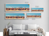 Banfora, Burkina Faso Panoramic Travel Poster Canvas Print, Banfora, Burkina Faso Painting, Burkina Faso Art, Banfora Travel Art, Guest Room Painting