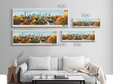 Panoramic Travel Poster Brantford, Canada Canvas Print, Brantford, Canada Painting, Canada Art, Brantford Travel Art, Guest Room Painting