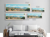 Dire Dawa, Ethiopia Travel Poster Panoramic Canvas Print, Dire Dawa, Ethiopia Painting, Ethiopia Art, Dire Dawa Travel Art, Guest Room Painting