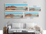 Eldoret, Kenya Panoramic Travel Poster Canvas Print, Eldoret, Kenya Painting, Kenya Art, Eldoret Travel Art, Living Room Painting