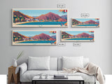 Ica, Peru Panoramic Travel Poster Canvas Print, Ica, Peru Painting, Peru Art, Ica Travel Art, Guest Room Painting