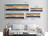 Joinville, Brazil Panoramic Travel Poster Canvas Print, Joinville, Brazil Painting, Brazil Art, Joinville Travel Art, Living Room Painting