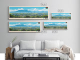 Kisumu, Kenya Panoramic Travel Poster Canvas Print, Kisumu, Kenya Painting, Kenya Art, Kisumu Travel Art, Guest Room Painting