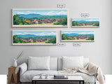 Mbuji-Mayi, Congo Travel Poster Panoramic Canvas Print, Mbuji-Mayi, Congo Painting, Congo Art, Mbuji-Mayi Travel Art, Guest Room Painting