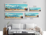 Merlo, Argentina Travel Poster Panoramic Canvas Print, Merlo, Argentina Painting, Argentina Art, Merlo Travel Art, Guest Room Painting