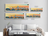 Nairobi, Kenya Panoramic Travel Poster Canvas Print, Nairobi, Kenya Painting, Kenya Art, Nairobi Travel Art, Living Room Painting