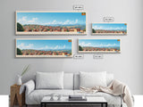 Nansana, Uganda Panoramic Travel Poster Canvas Print, Nansana, Uganda Painting, Uganda Art, Nansana Panoramic Travel Art, Travel Painting