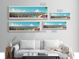 Ndola, Zambia Travel Poster Panoramic Canvas Print, Ndola, Zambia Painting, Zambia Art, Ndola Travel Art, Guest Room Painting